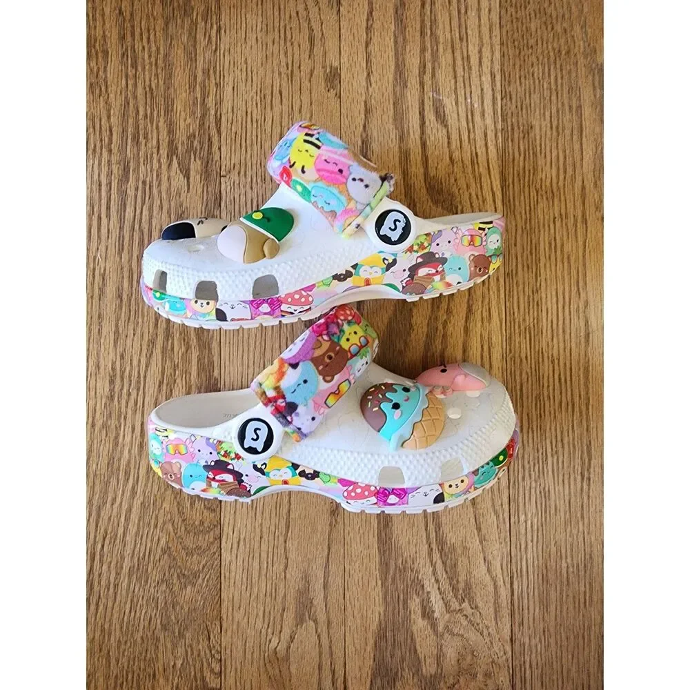 Crocs Kids 11 Squishmallows Classic Clog PS Girls Shoes VGUC